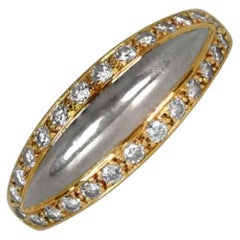 Vintage Cartier Engagement Ring, 18k White Gold