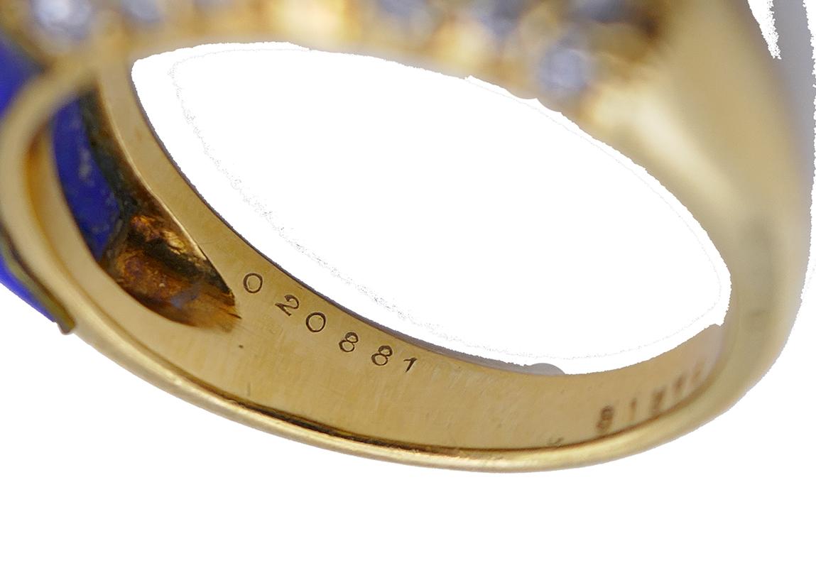 Vintage Cartier Ring Band 18k Gold Estate Jewelry Französisch 4