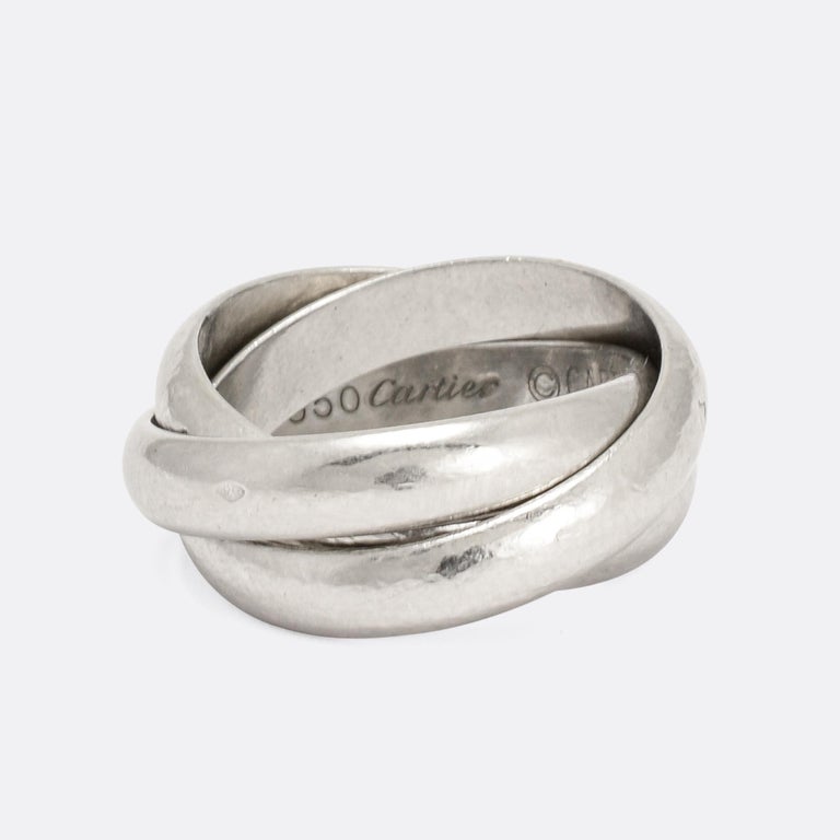 Vintage Cartier Russian Wedding Band in Platinum at 1stdibs Vintage Cartier Russian Wedding Band in Platinum at 1stdibs