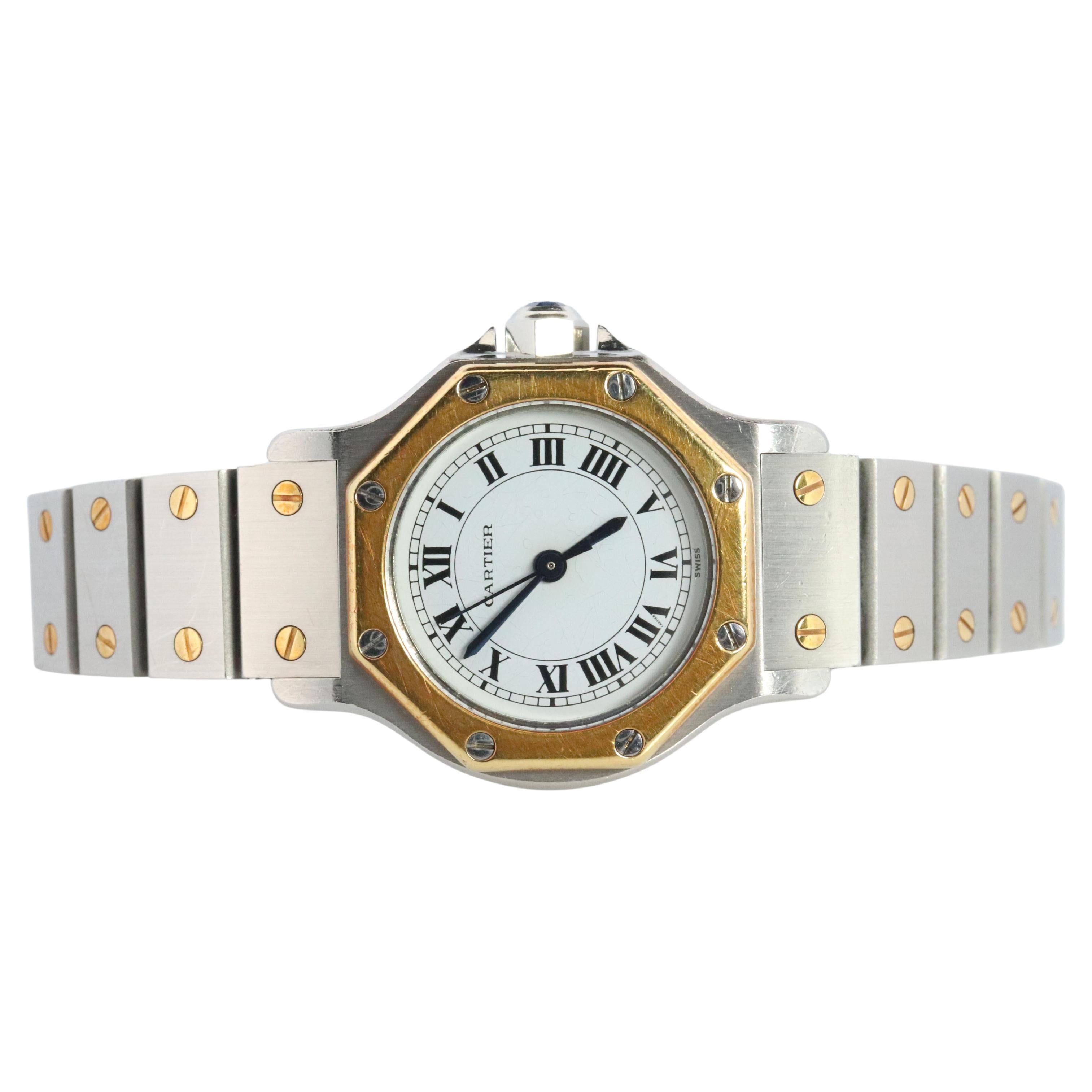 Vintage Cartier Santos 0907 Automatic 25mm Watch Santos de Cartier Octo SM
