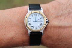 Vintage Cartier Santos 2966 Automatik 25mm Uhr Santos de Cartier Octo SM