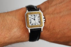 Vintage Cartier Santos Carree Watch. Santos de Cartier 2961