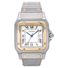 Vintage Cartier Santos Galbée Medium Two Tone Automatic Watch Ref. 81036283