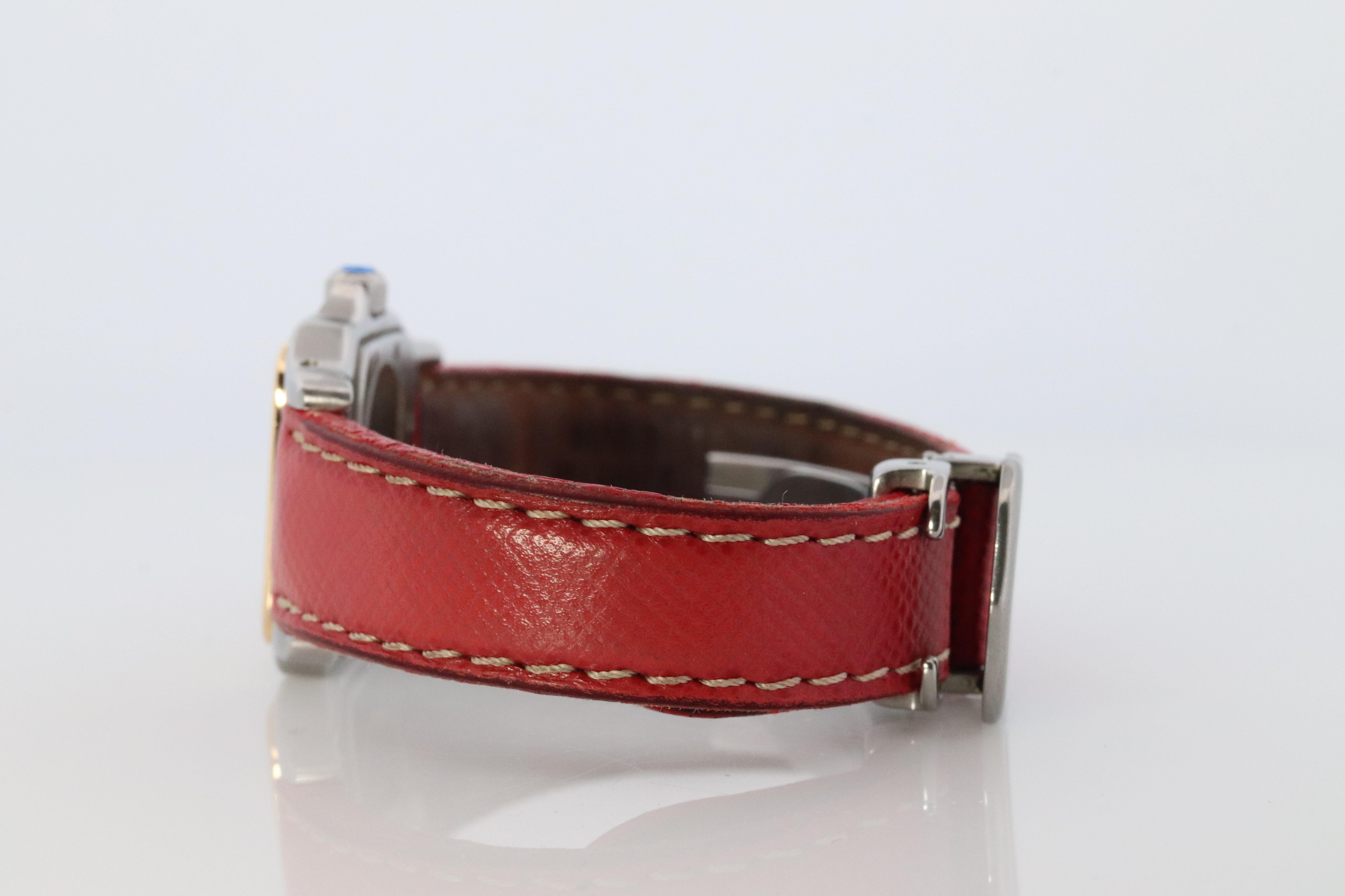 Cartier Santos-Uhr im Vintage-Stil. Santos de Cartier 1057930 SS und 18k YG Damen