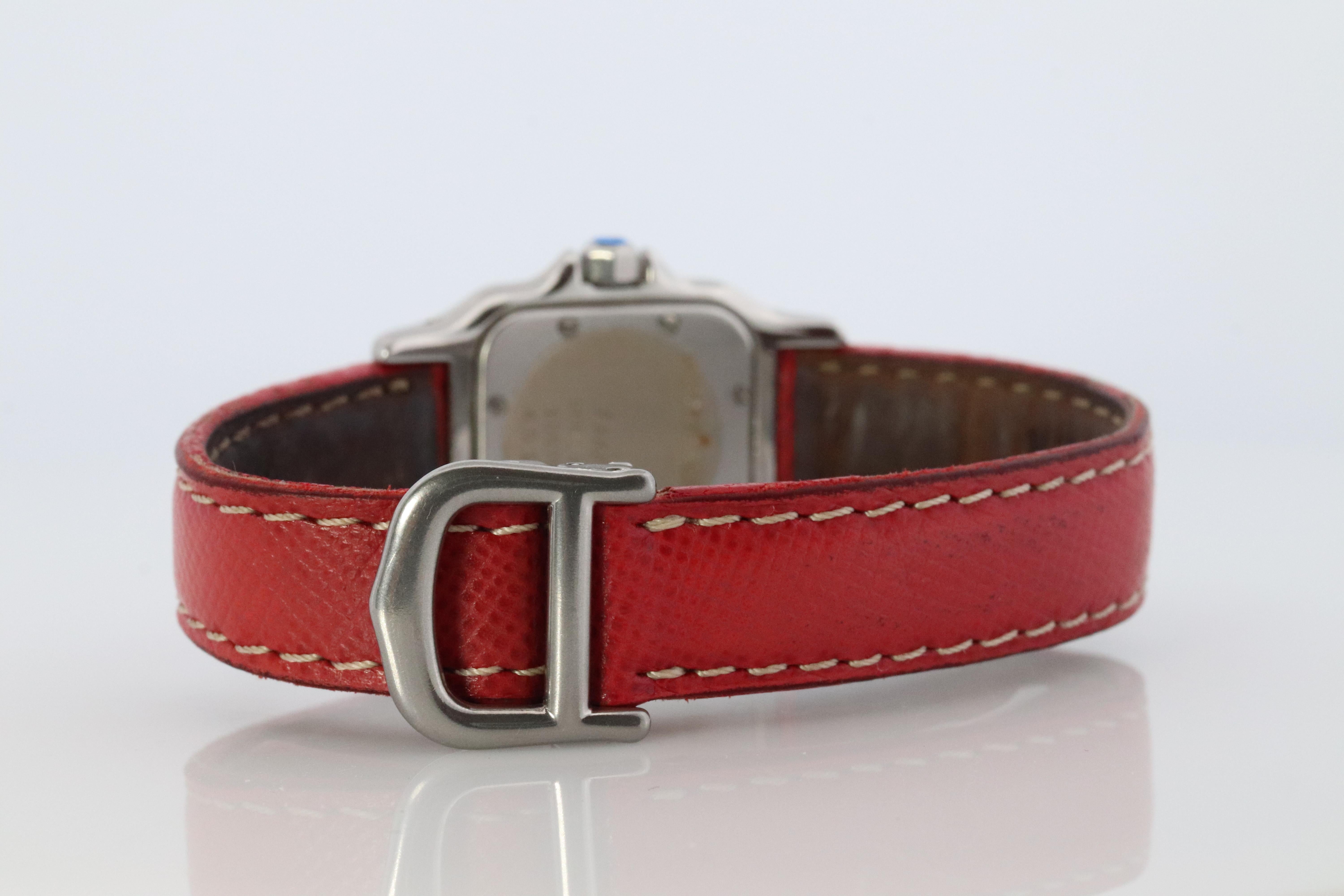 Cartier Santos-Uhr im Vintage-Stil. Santos de Cartier 1057930 SS und 18k YG 1