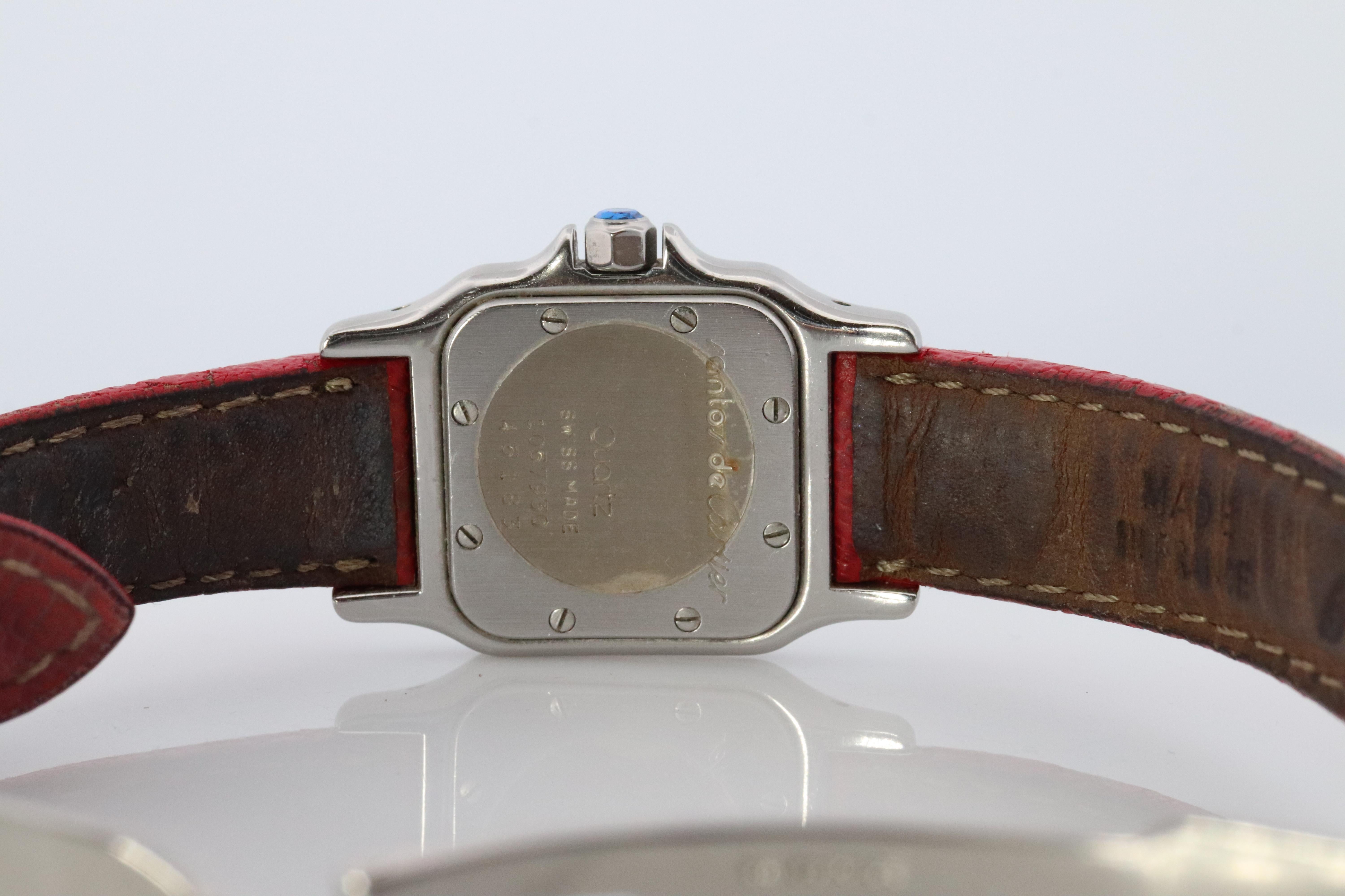 Cartier Santos-Uhr im Vintage-Stil. Santos de Cartier 1057930 SS und 18k YG 4