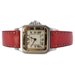 Cartier Santos-Uhr im Vintage-Stil. Santos de Cartier 1057930 SS und 18k YG