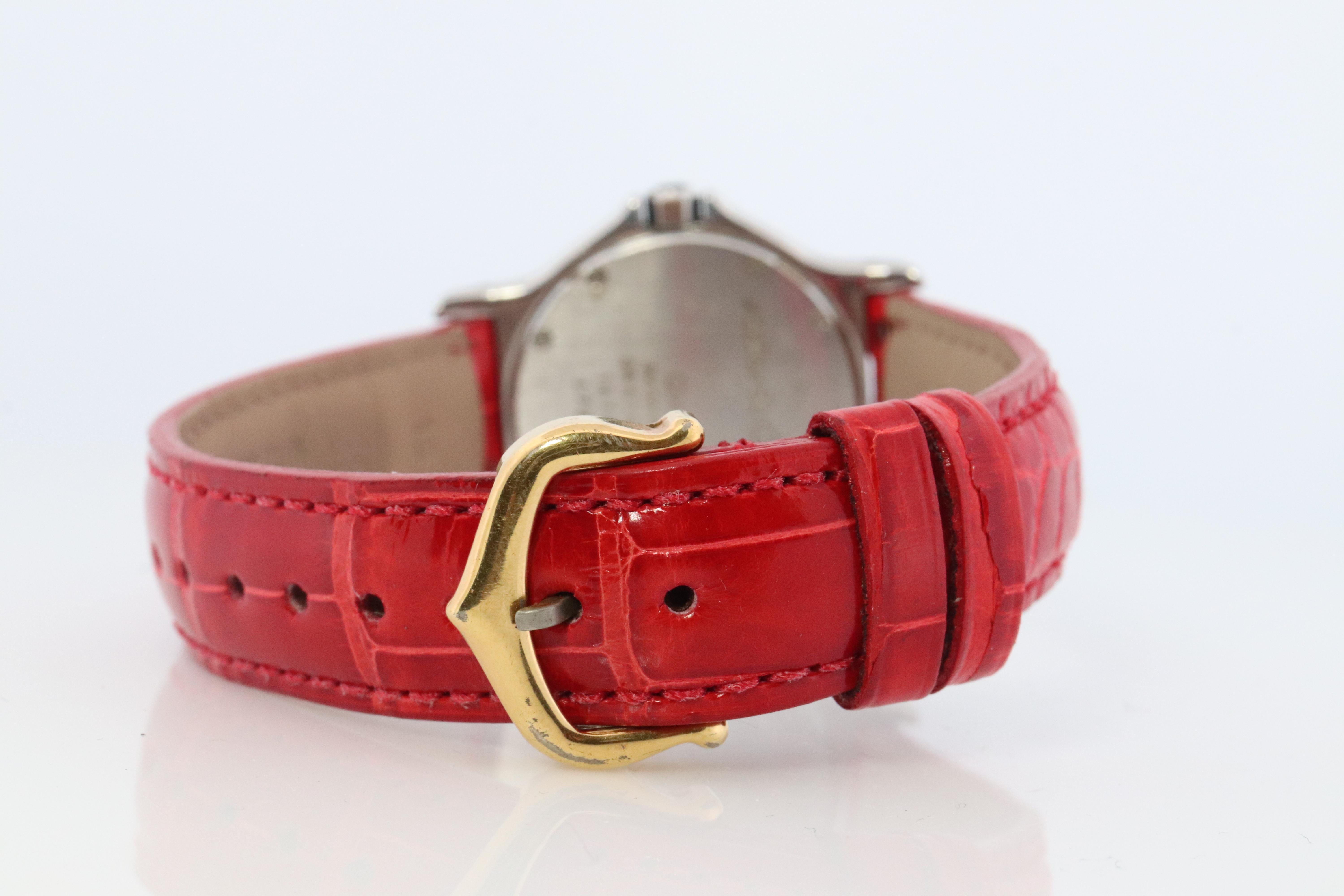 Cartier Santos-Uhr im Vintage-Stil. Santos de Cartier Octo 187902 aus Sterling und 18k 2