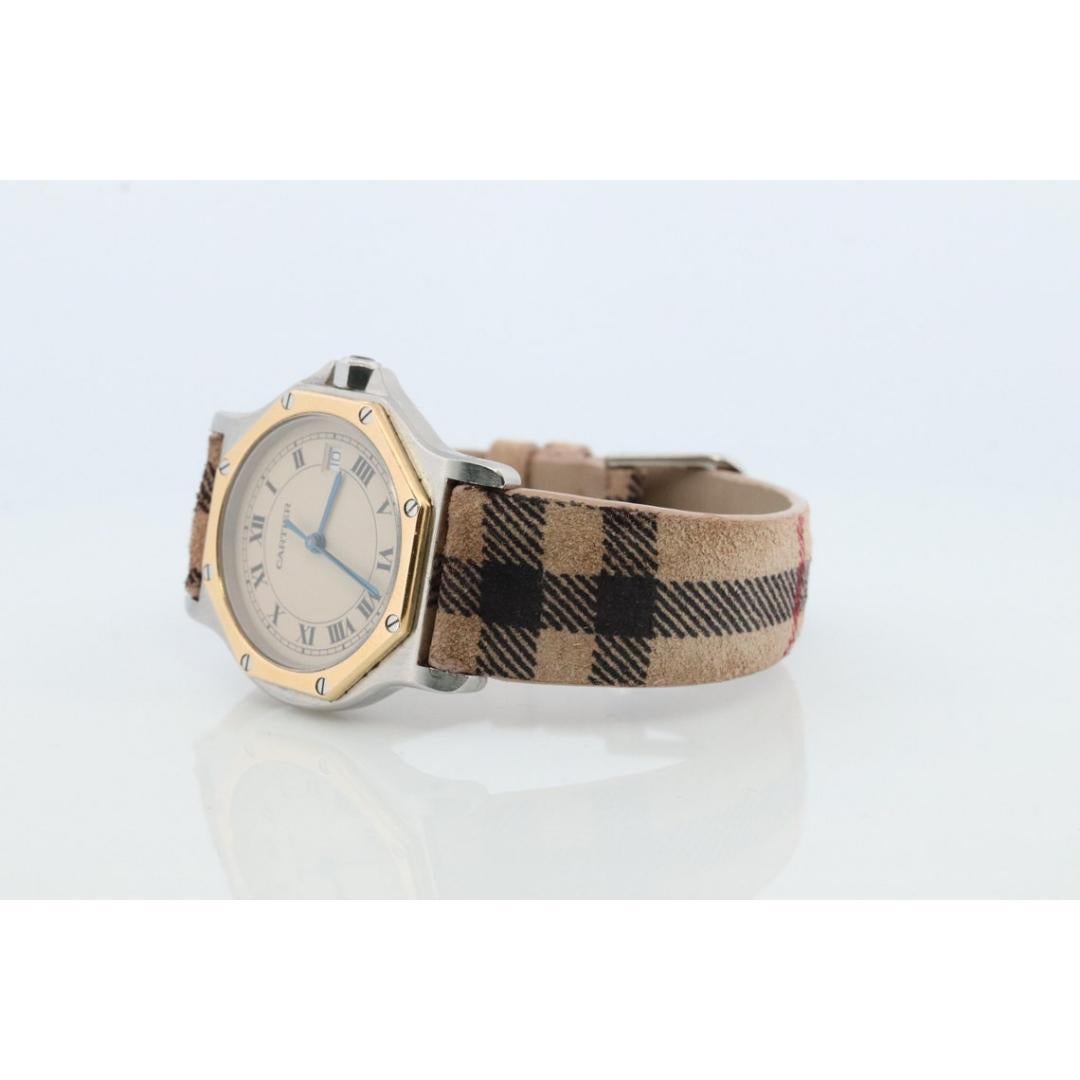 Montre Vintage Cartier Santos. Santos De Cartier Octo 187902 Sterling et 18k 4
