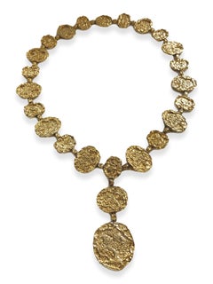 Vintage Cartier Silver-Gilt Jackie O Necklace Belt, circa 1970