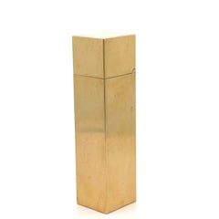 Vintage Cartier Solid 14k Yellow Gold Portable Perfume Bottle Container