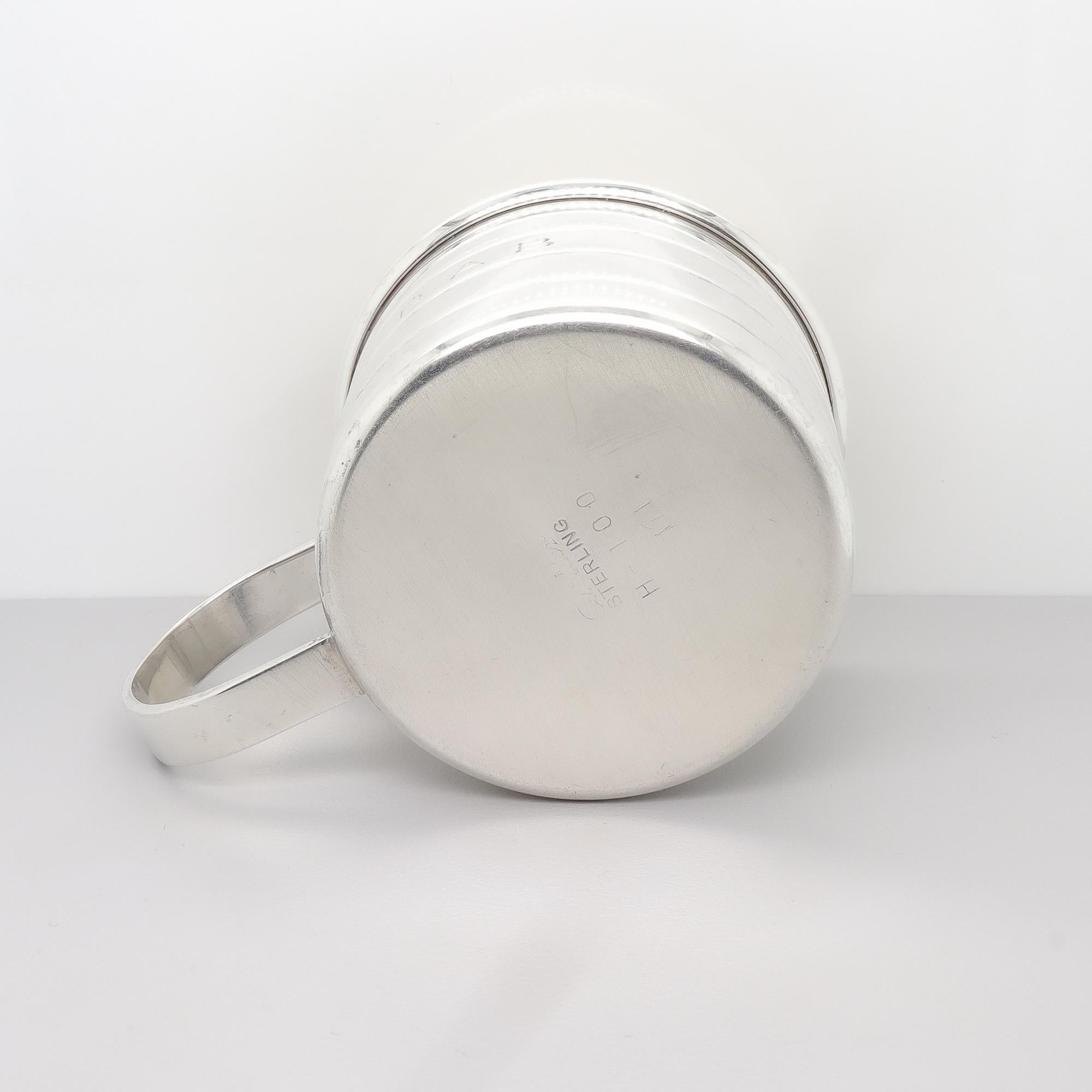 Misuratore da bar / Jigger d'epoca in argento sterling di Cartier in vendita 9