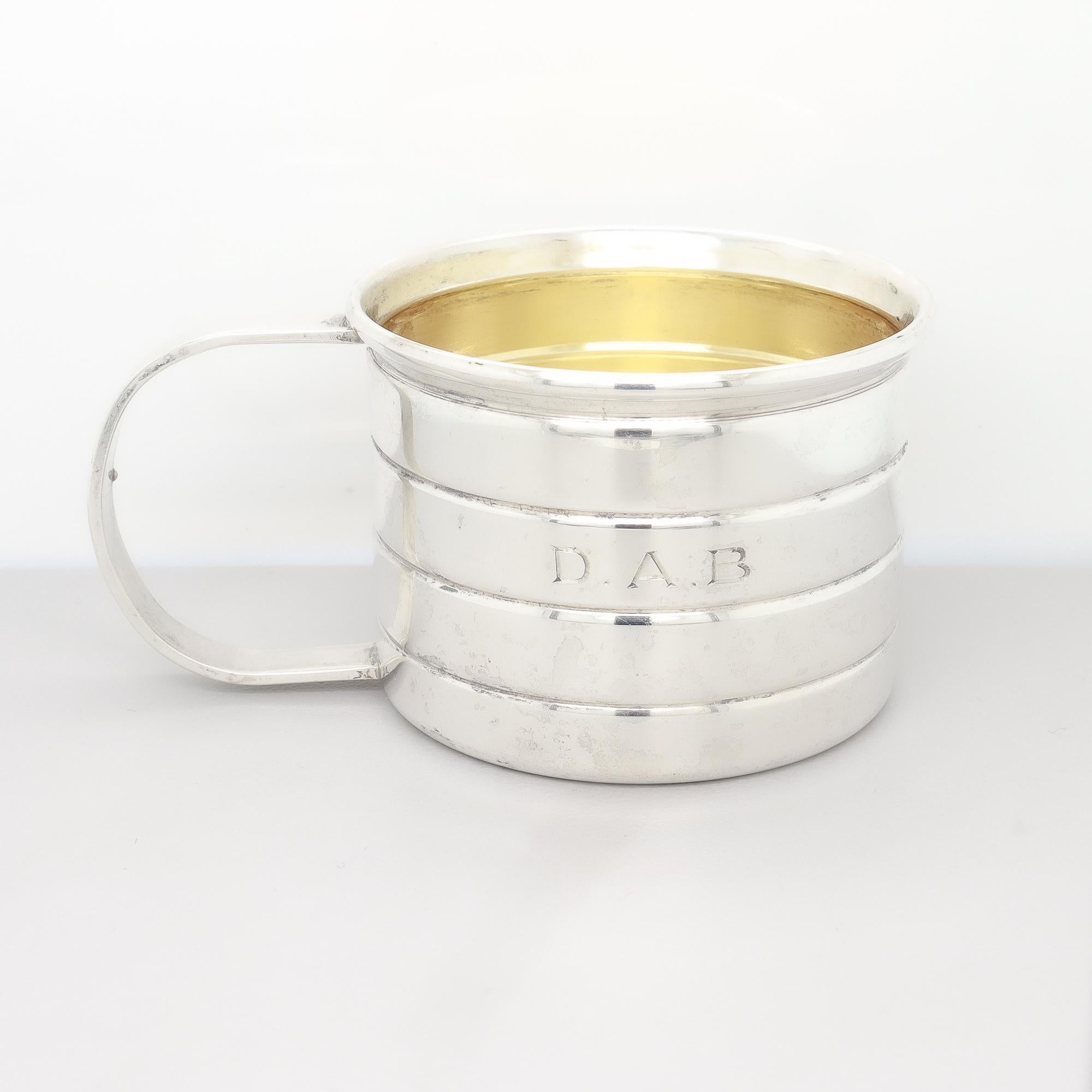Misuratore da bar / Jigger d'epoca in argento sterling di Cartier in vendita 2