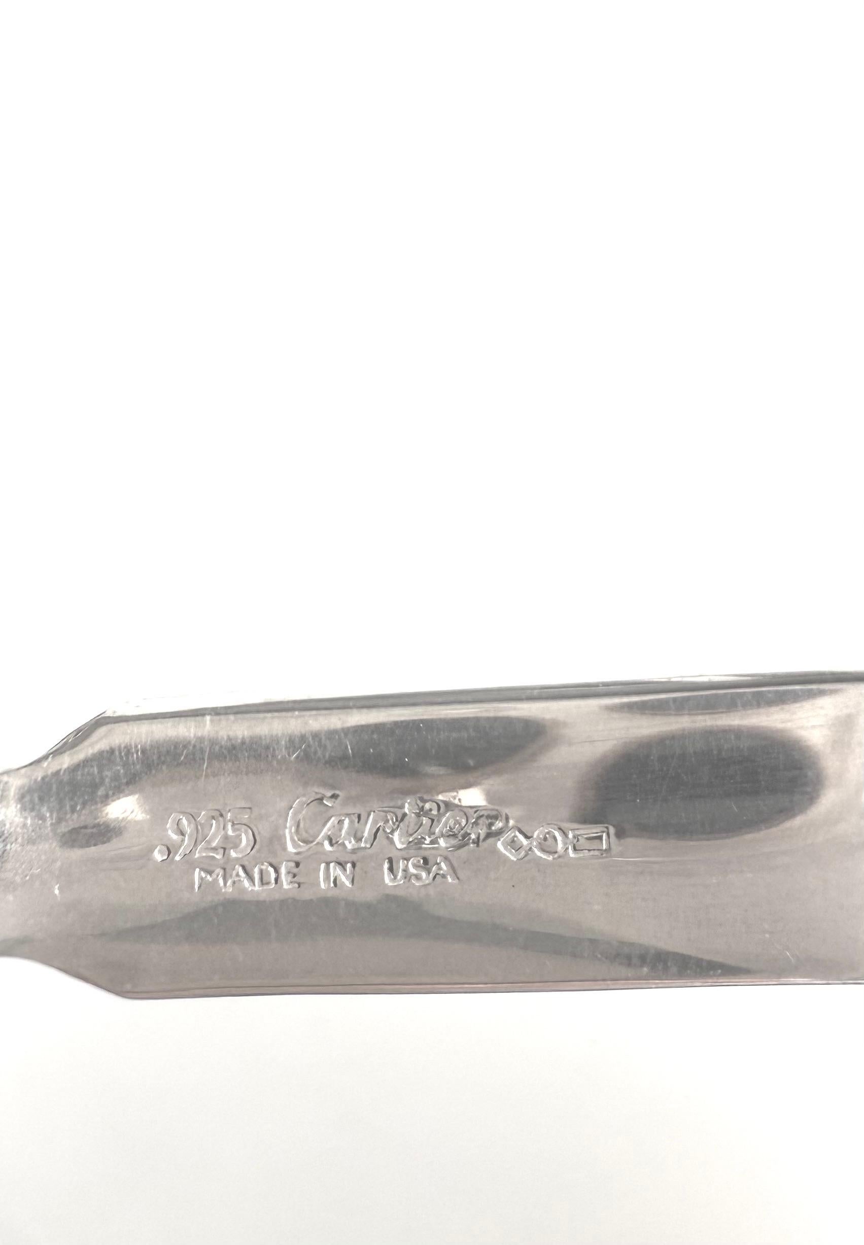 Vintage Cartier Sterling Silver Child's Fork Signed .925 Silver en vente 1