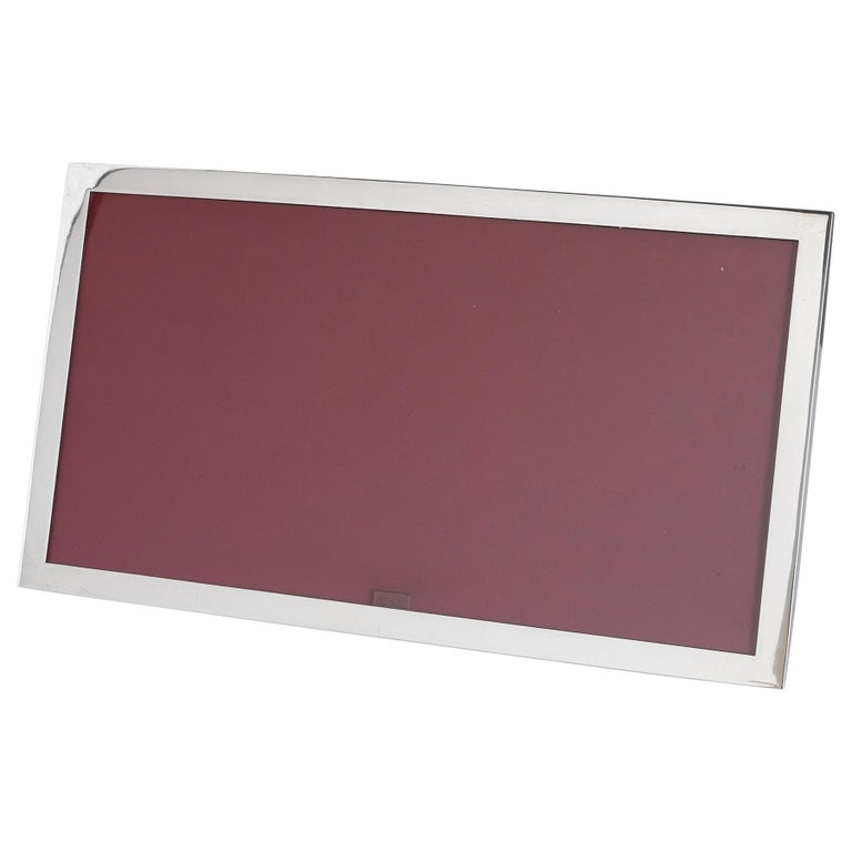 Vintage Cartier Sterling Silver Picture Frame Horizontal Photo