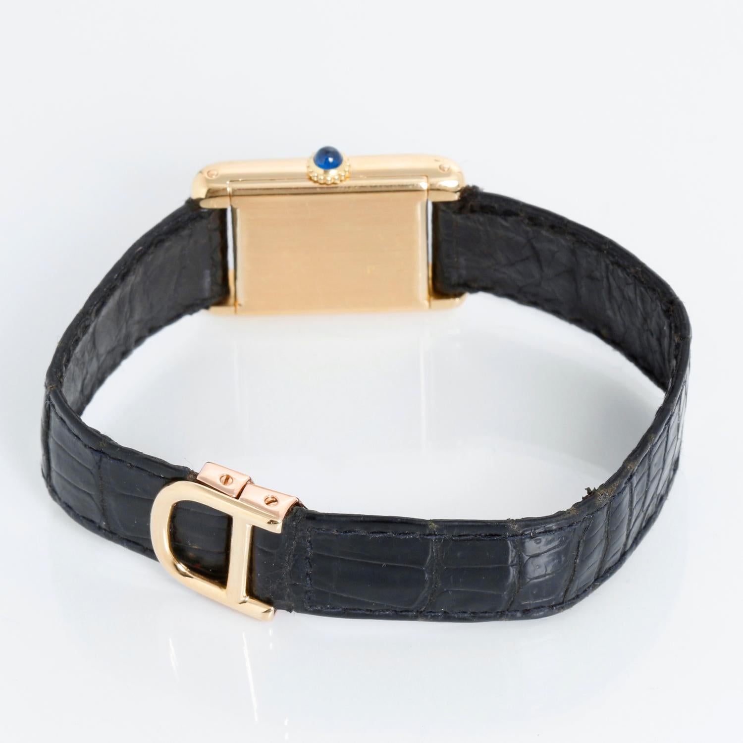 Vintage Cartier Tank 18K Gelbgold Damen  Siehe für Damen oder Herren im Angebot