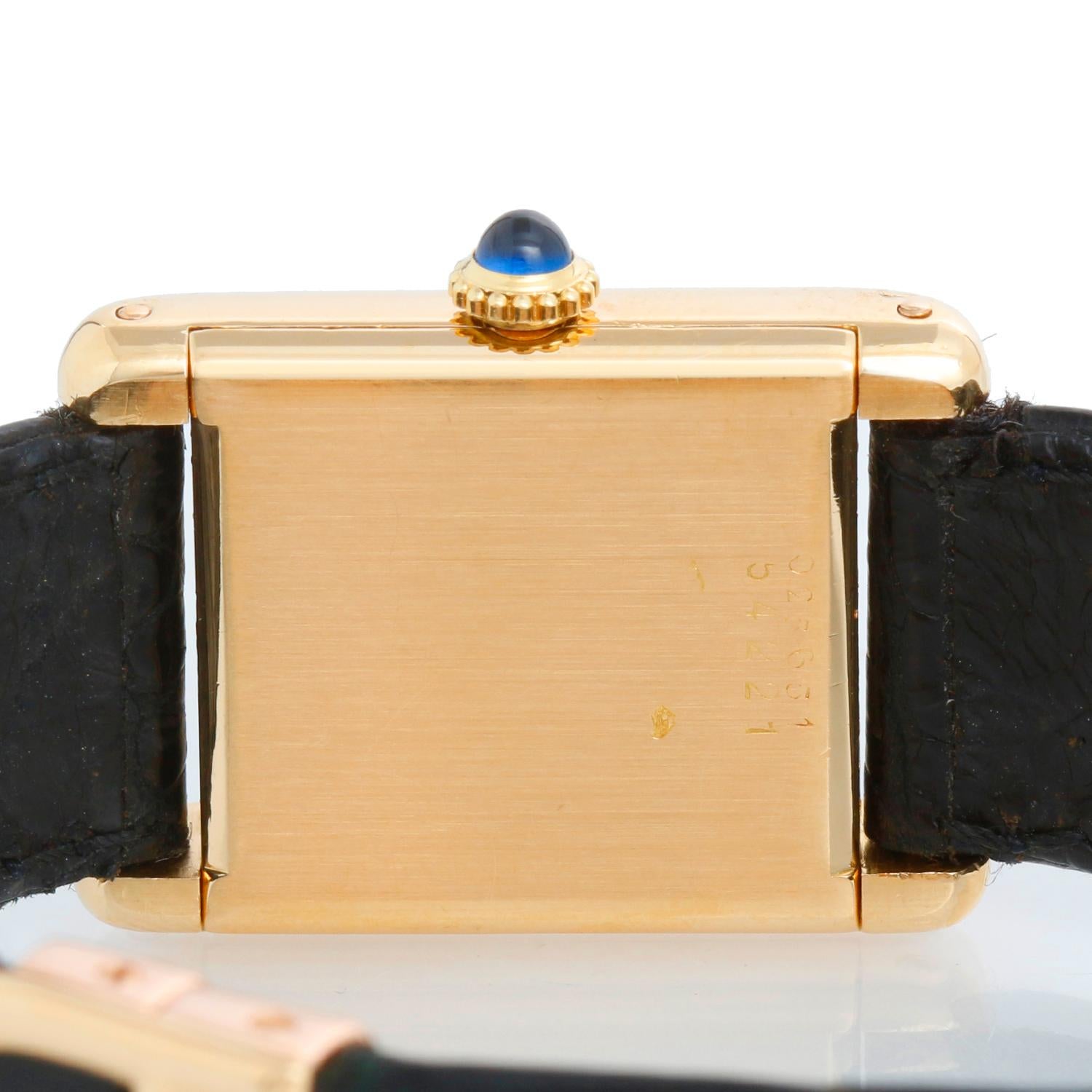 Vintage Cartier Tank 18K Gelbgold Damen  Siehe im Angebot 1