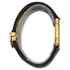 Vintage Cartier Tank 80s White Arabic Numeral Dial Quartz 23x30mm Case Deployant