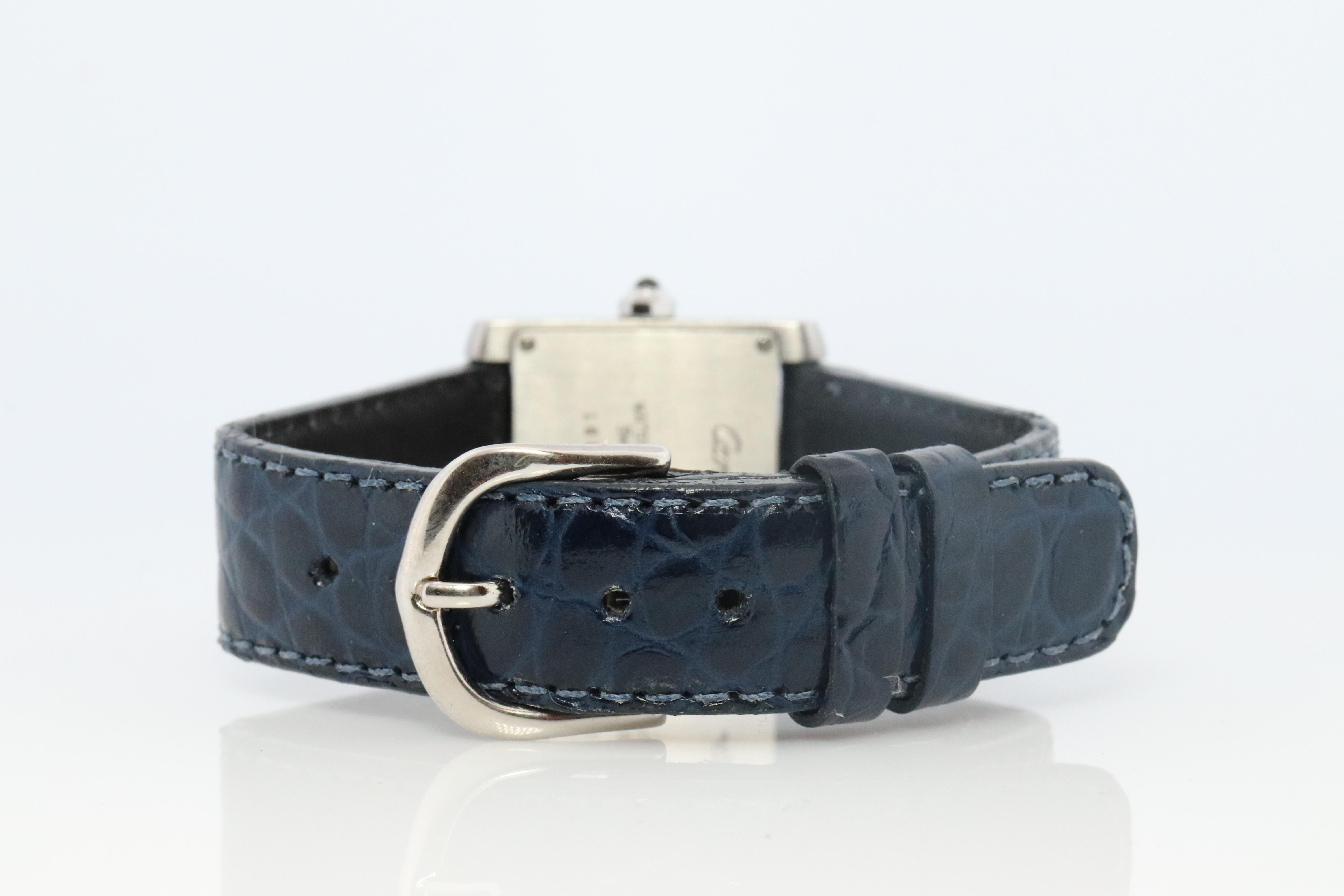 Reloj Cartier Tank Francaise Vintage. Reloj de cuarzo de acero inoxidable Cartier 2301 en venta 4