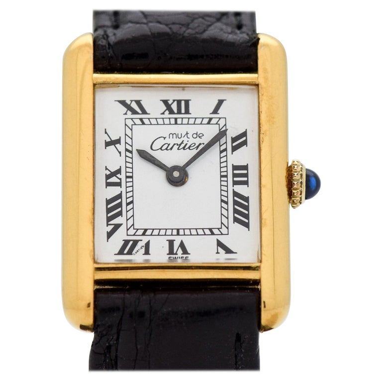 vintage must de cartier ladies watch