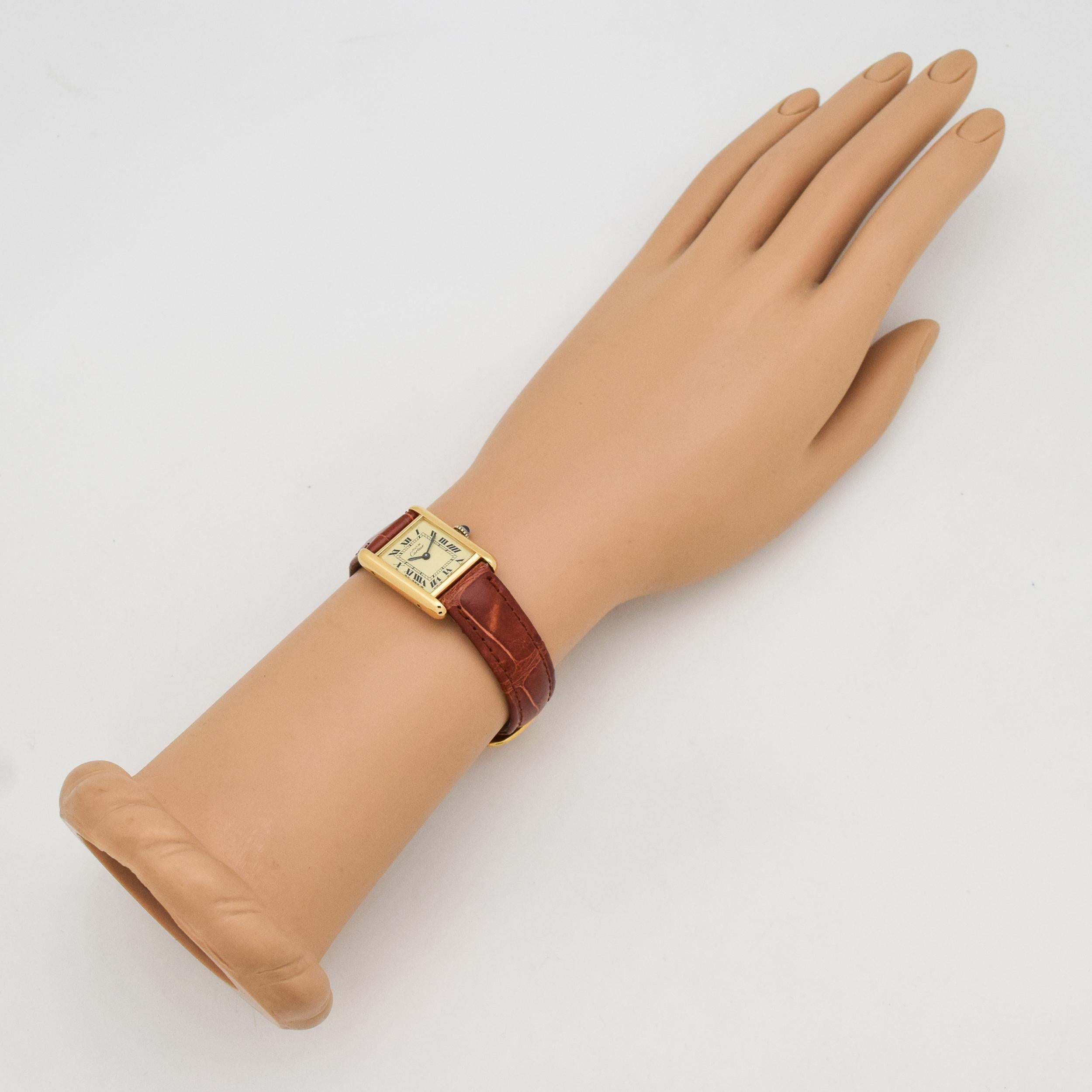 Vintage Cartier Tank Must de Ladies Watch, 1980s at 1stDibs | must de ...