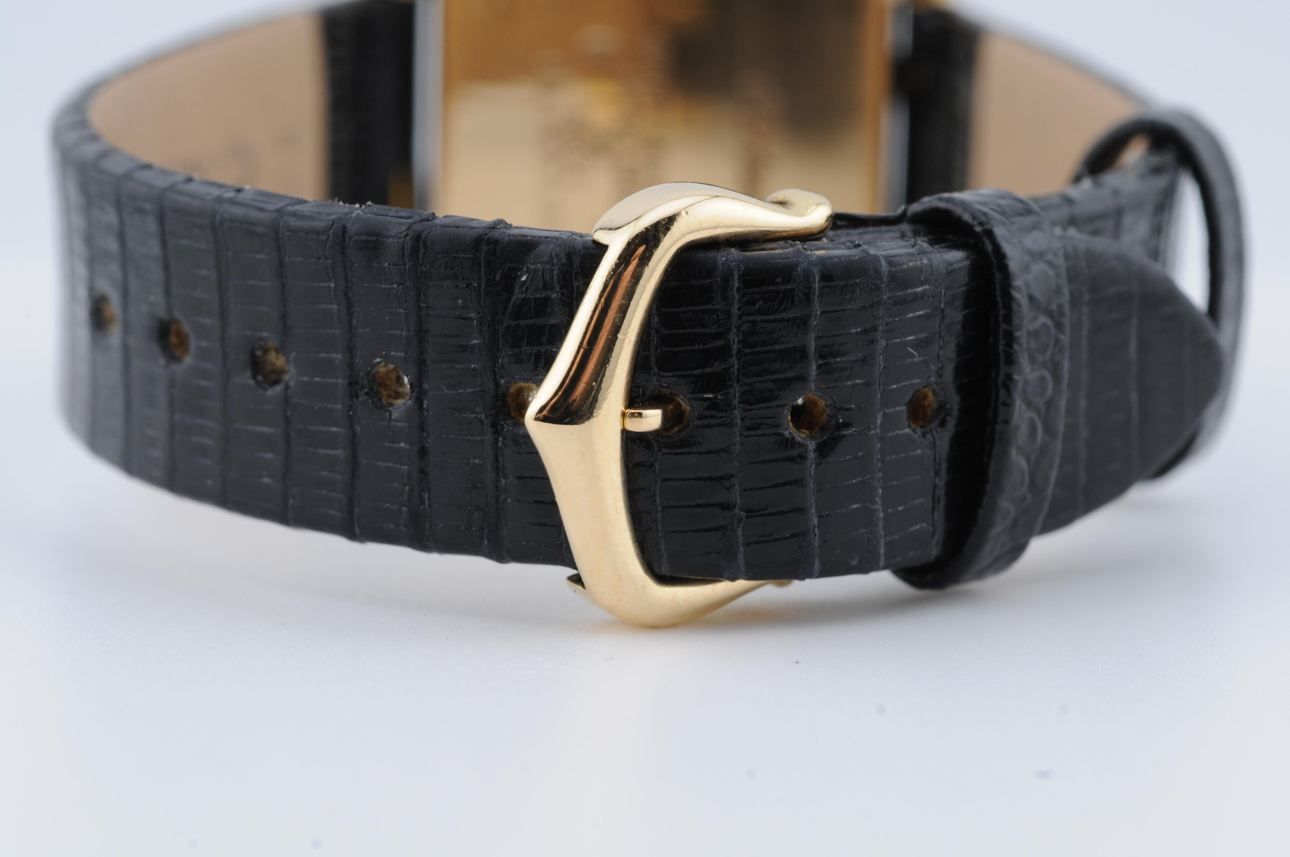 Cartier Tank Obus d'epoca in oro giallo 18 carati Ref.16302 2