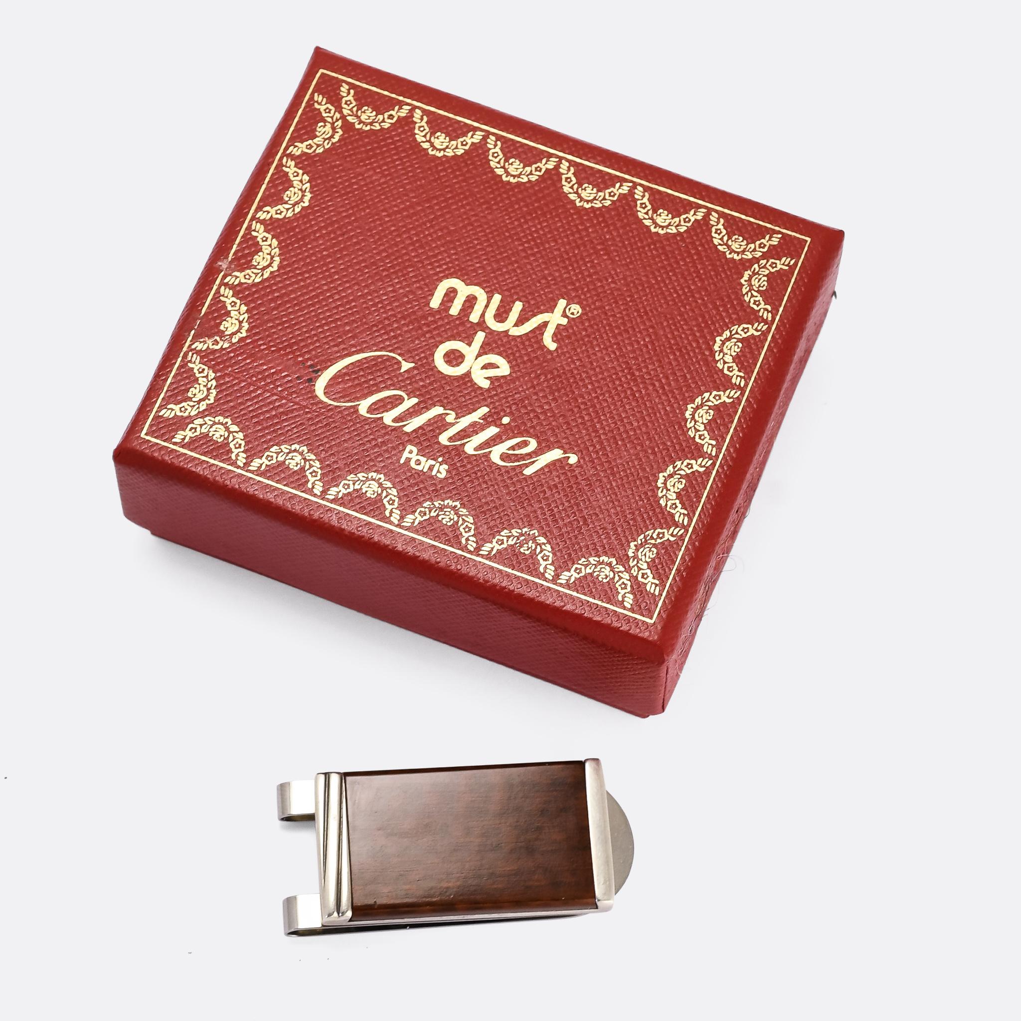 vintage cartier money clip