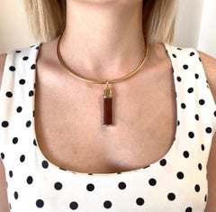 Vintage Cartier Toucher de Bois Trinity 18 Karat Gold Pendant