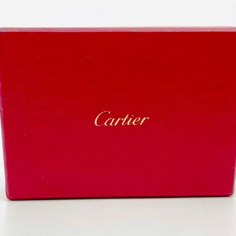 Women's or Men's Vintage Cartier Trinity 18K Tri-Color Gold Money Clip or Tie Pin Signed 728222 For Sale