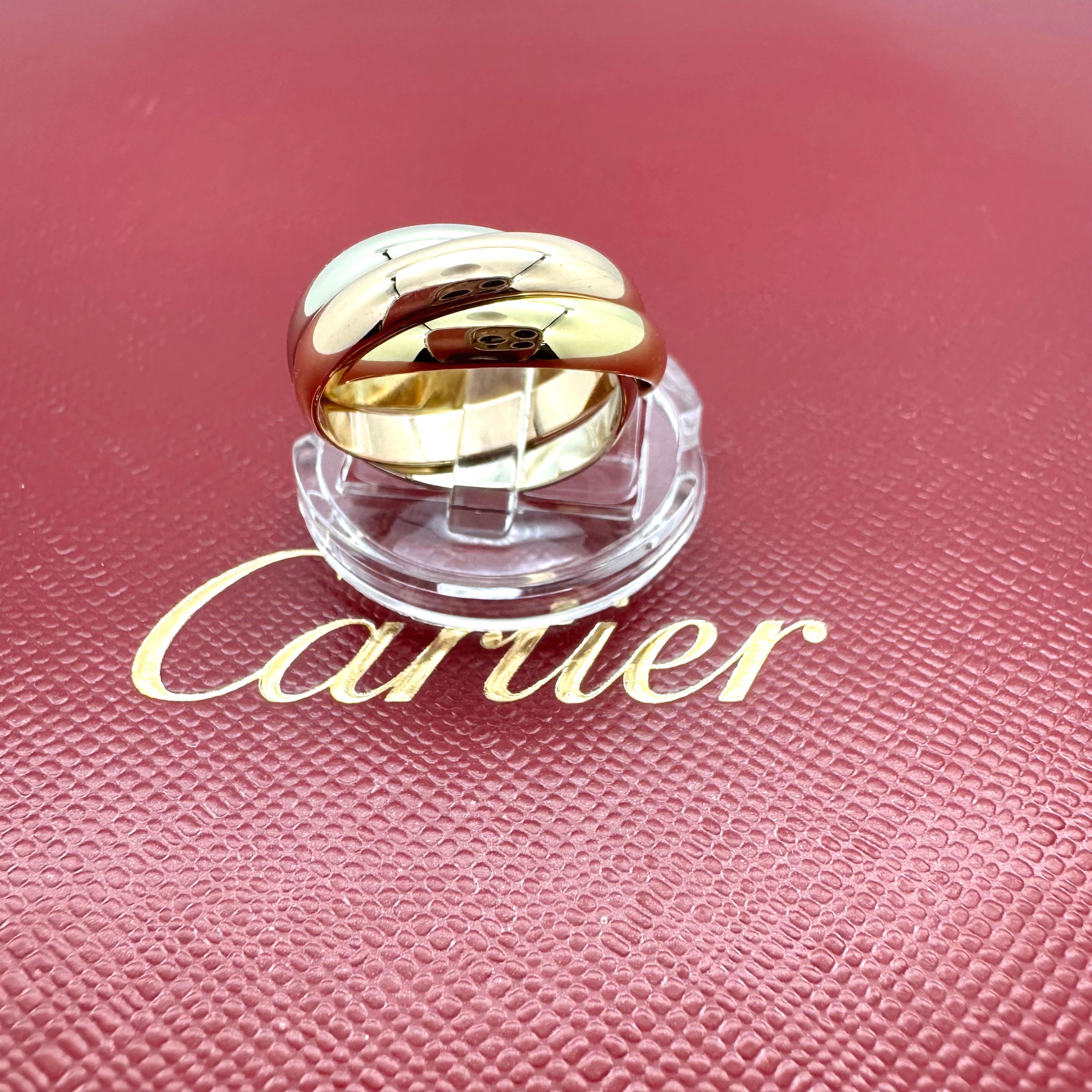 Vintage CARTIER Trinity Les Must De Cartier Mehrfarbiger 18 Karat Goldring, Trinity 7