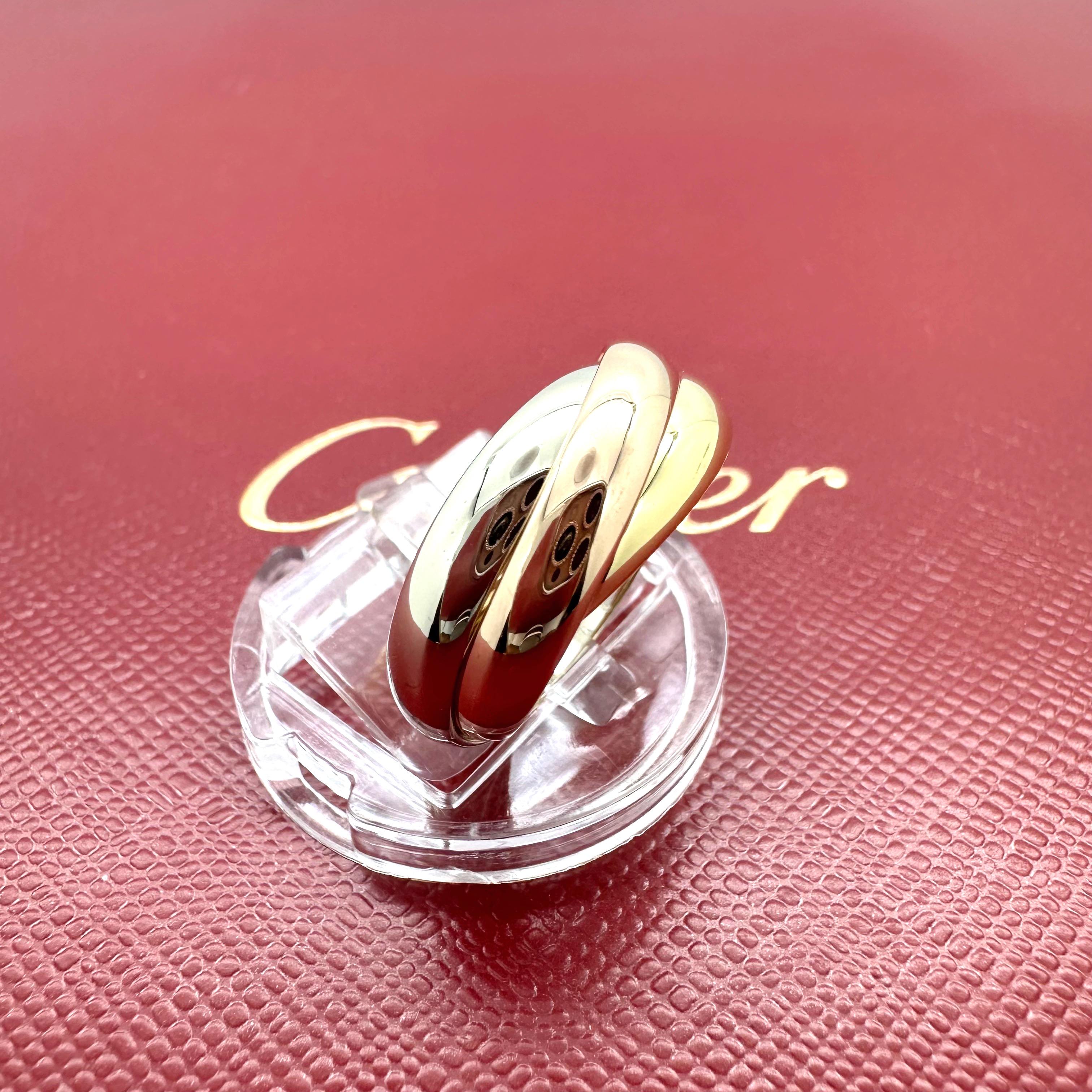 Vintage CARTIER Trinity Les Must De Cartier Mehrfarbiger 18 Karat Goldring, Trinity 8