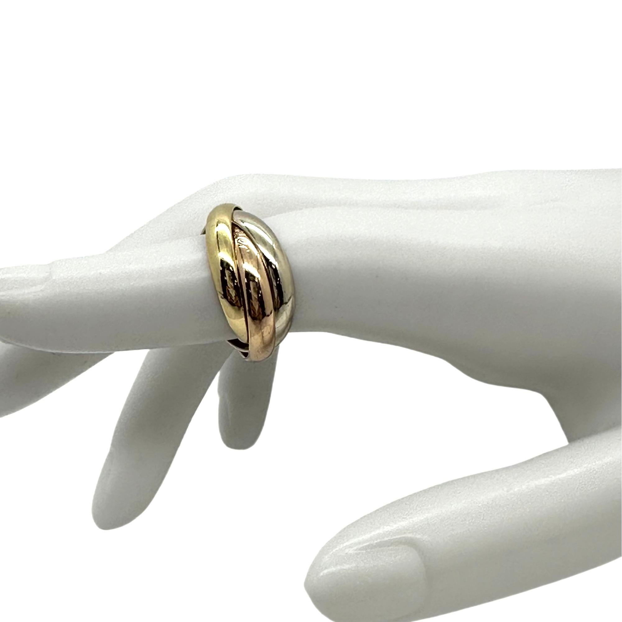 Vintage CARTIER Trinity Les Must De Cartier Mehrfarbiger 18 Karat Goldring, Trinity 2