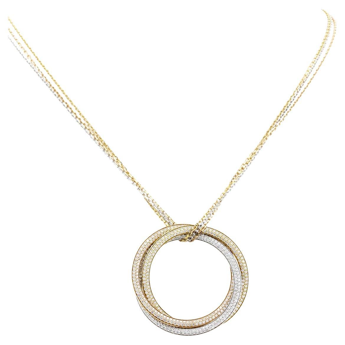 Collar vintage Cartier Trinity