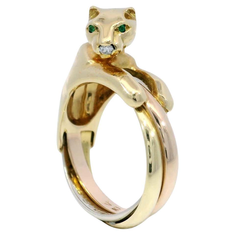Cartier Enamel Emerald Gold Double Headed Panther Ring At 1stDibs cartier-enamel-emerald-gold-double-headed-panther-ring-at-1stdibs