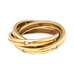 Cartier Paris Vintage Trinity-Ring mit Diamanten