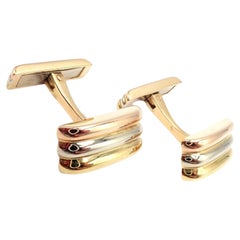 Vintage Cartier Trinity Tri-Color Gold Cufflinks