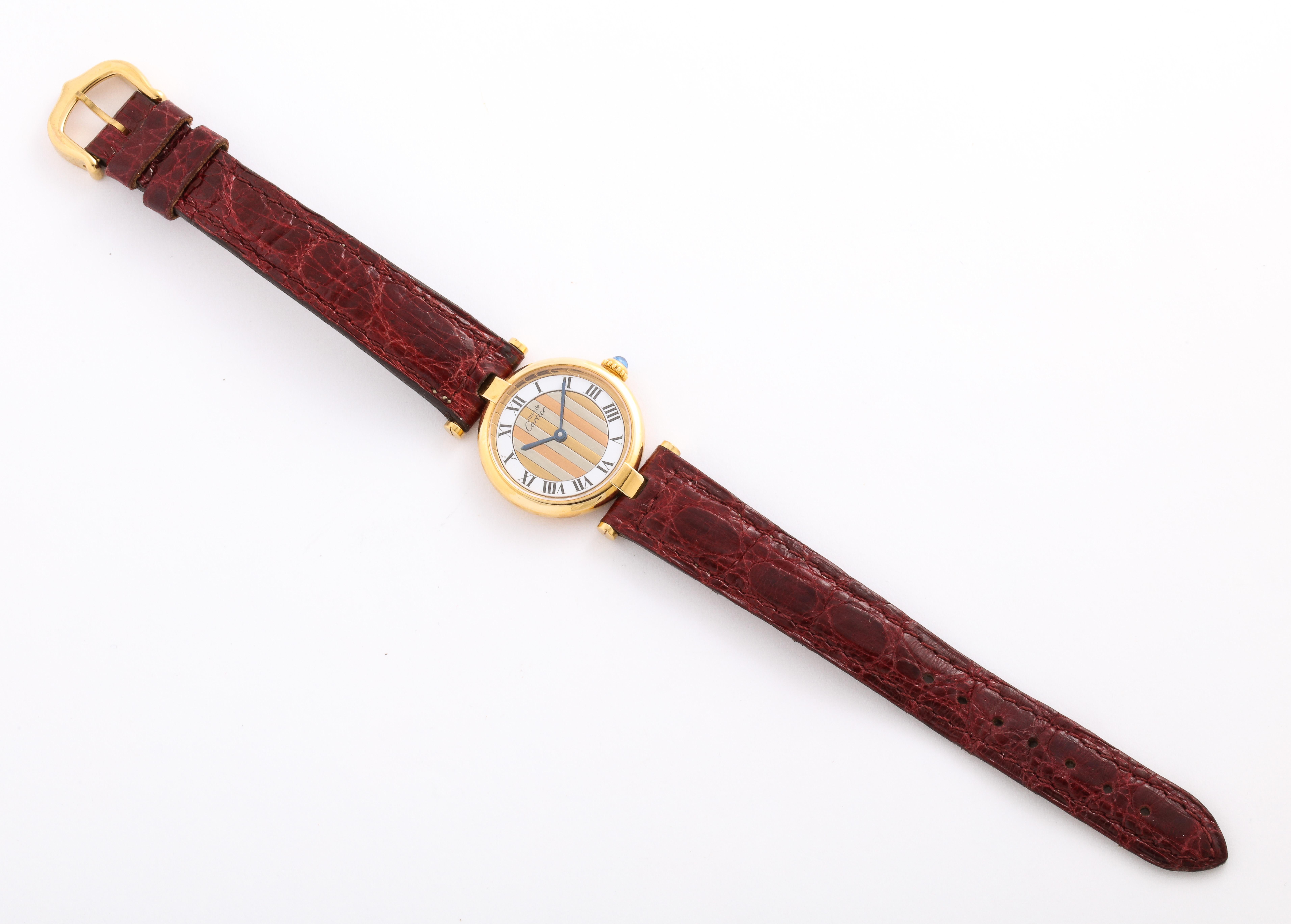 Cartier Trinity Tri Color Watch, Tri Color Watch  Damen im Angebot