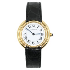 Vintage Cartier Vendome 18K Gold Watch