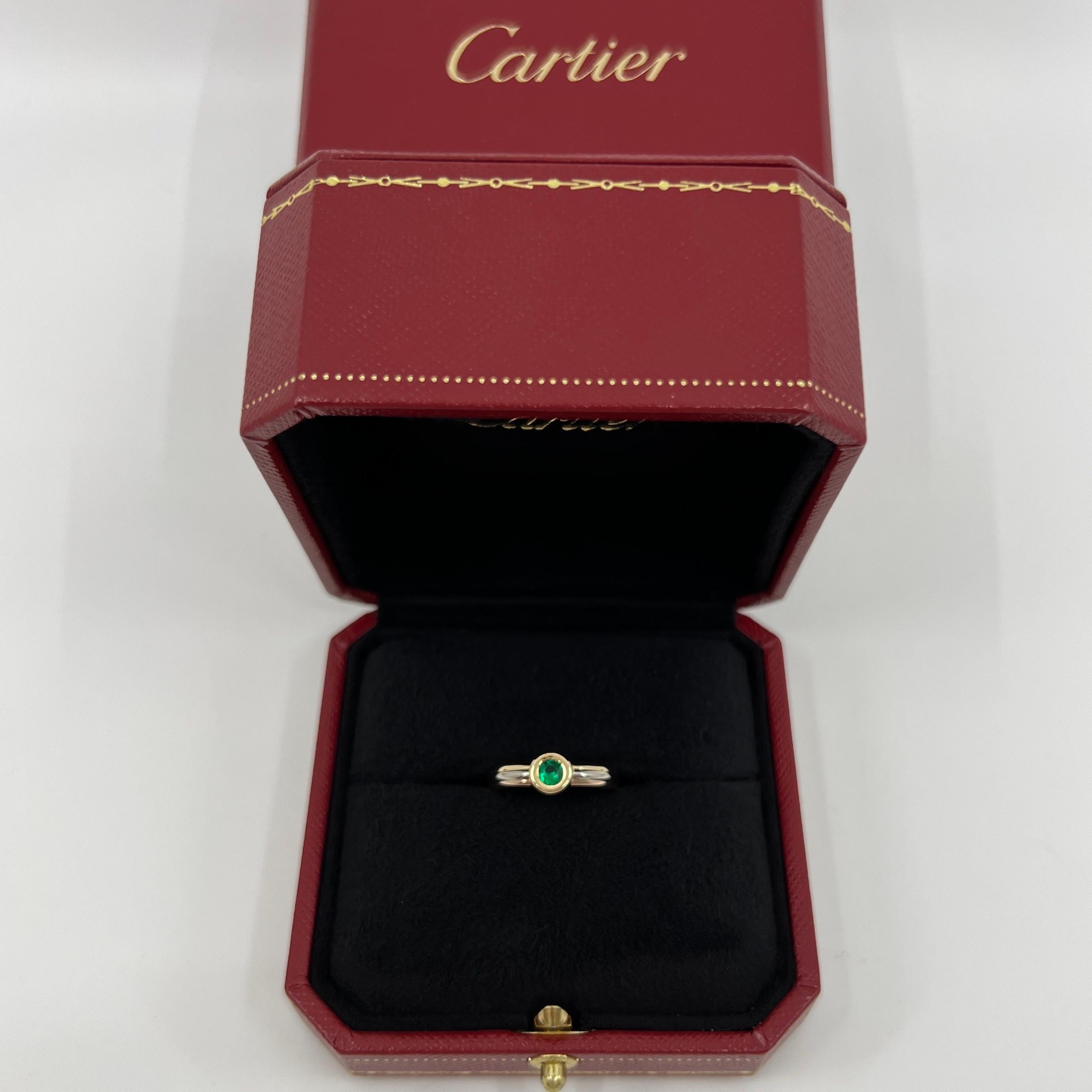 vintage cartier emerald ring