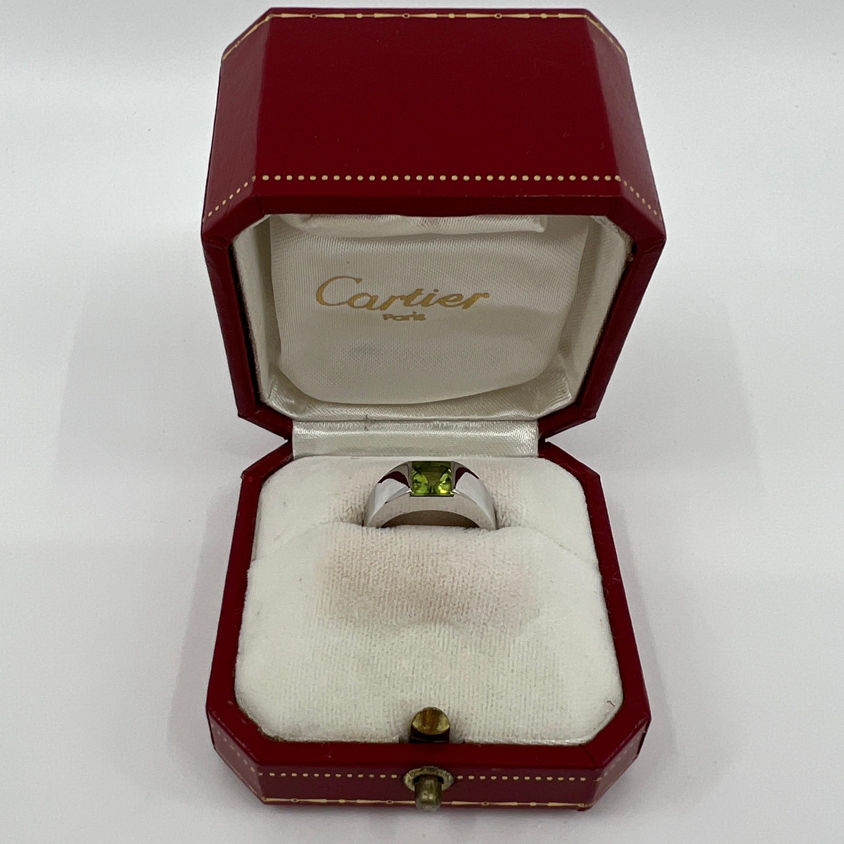 cartier peridot ring
