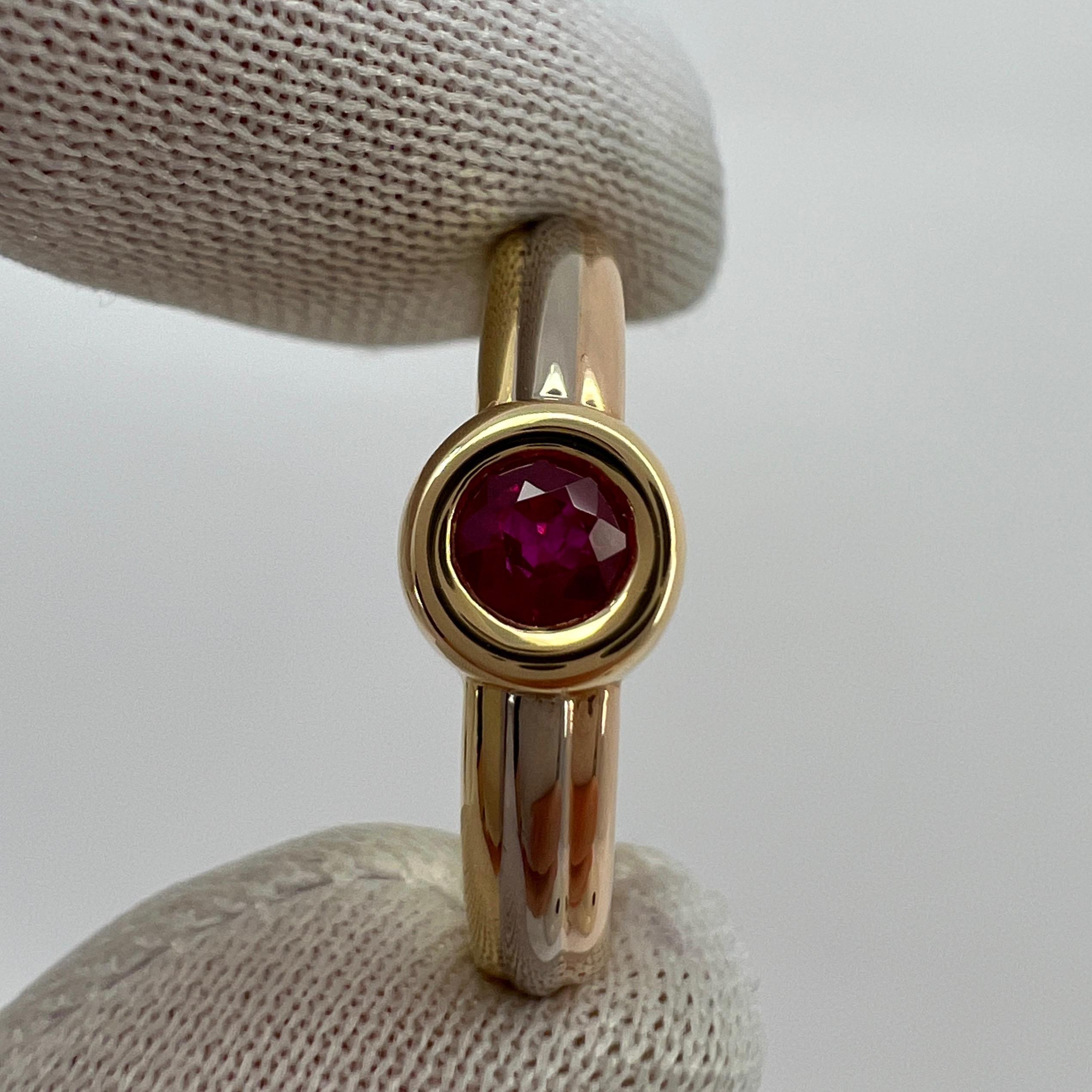 vintage cartier ruby ring