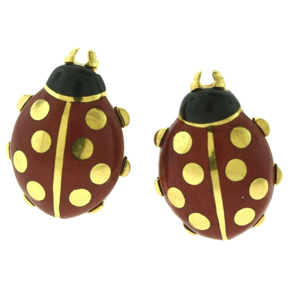 cartier ladybug earrings