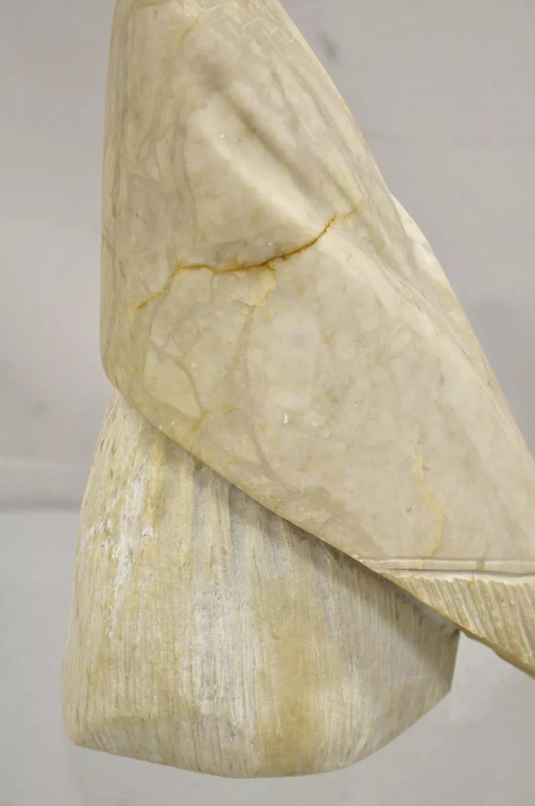 20ième siècle Sculpture Navajo américaine en albâtre sculpté de Gregory Johnson en vente