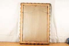 Vintage Carved and Gilt Scalloped Mirror in the Style of Dorothy Draper