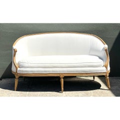 Vintage Carved Canape Sofa