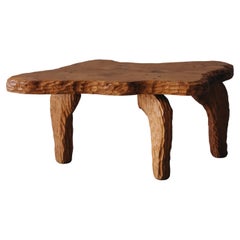 Vintage Carved Coffee Table from France, circa 1960