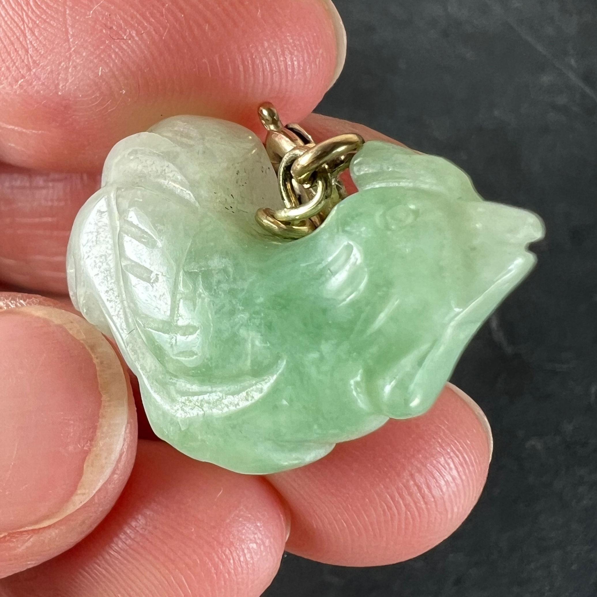 Vintage Byene & Greene Greene & Greene Pendentif Charm en or jaune 9K en vente 6