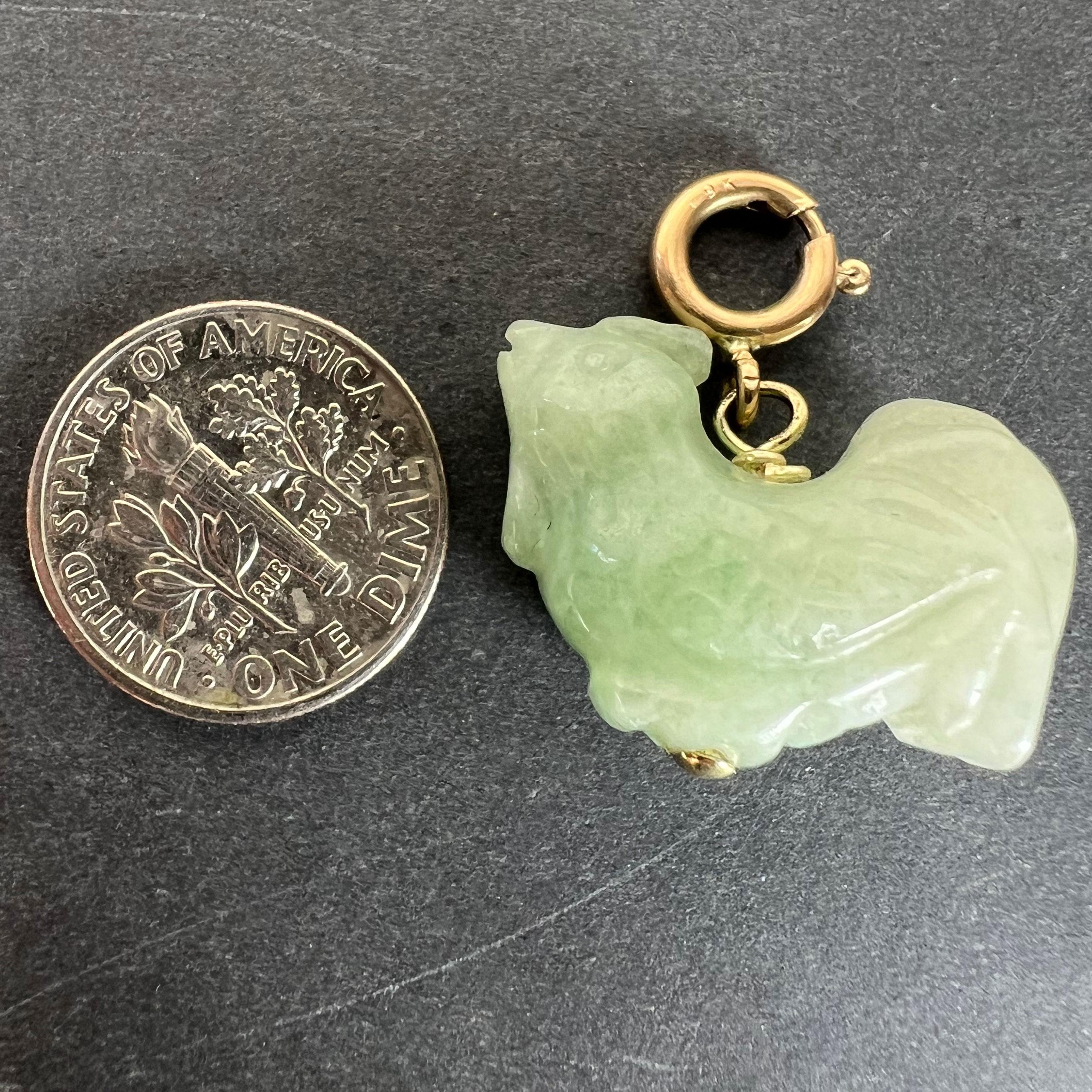 Vintage Byene & Greene Greene & Greene Pendentif Charm en or jaune 9K en vente 9
