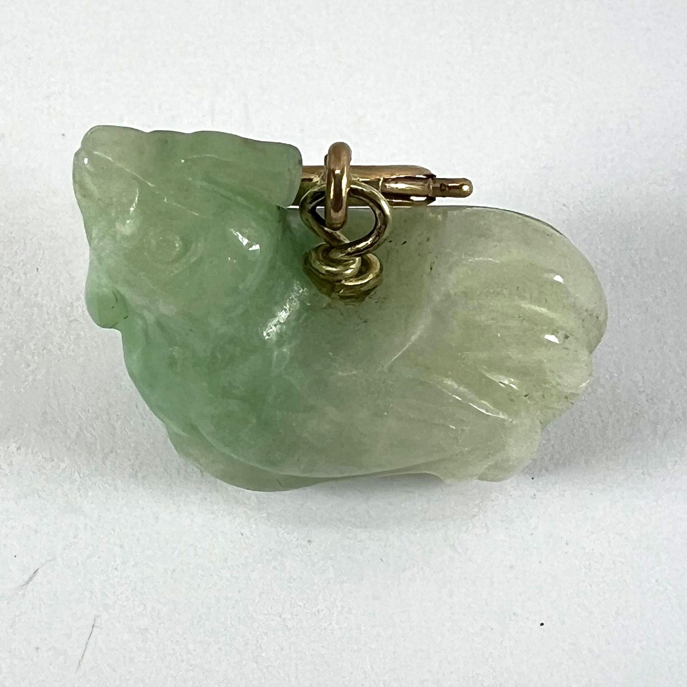 Vintage Byene & Greene Greene & Greene Pendentif Charm en or jaune 9K en vente 11