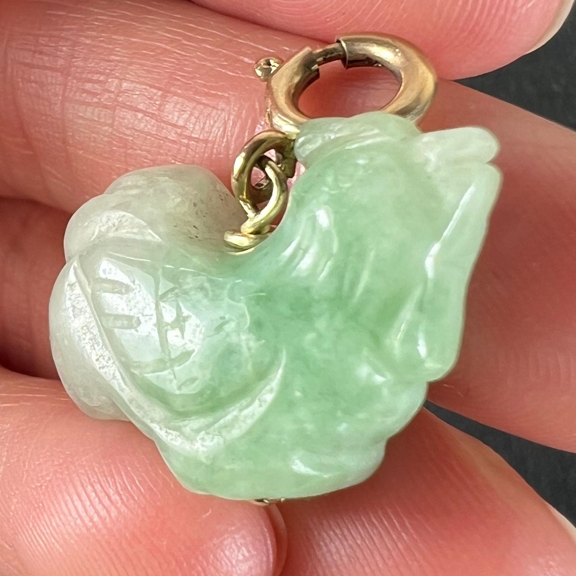 Vintage Byene & Greene Greene & Greene Pendentif Charm en or jaune 9K en vente 3